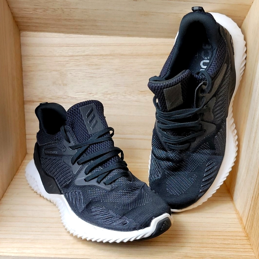 Adidas AlphaBounce Womens Black Running Shoes